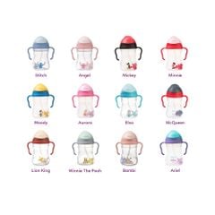 B.BOX BÌNH NƯỚC 360 ĐỘ CÓ VAN CHỐNG SẶC VÀ TAY CẦM PHIÊN BẢN DISNEY CHO BÉ TẬP UỐNG NƯỚC 240ML