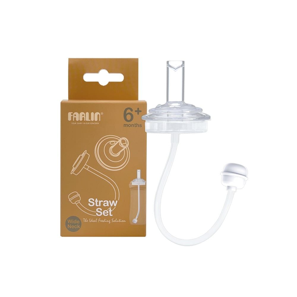 FARLIN Ống Hút Thay Thế Cho Bình Tập Bé Uống Nước (Nắp Tháo Rời)