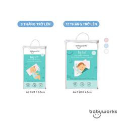 BABYWORKS VỎ GỐI NGỦ THOÁNG KHÍ MỀM MẠI GIÚP BÉ NGỦ NGON