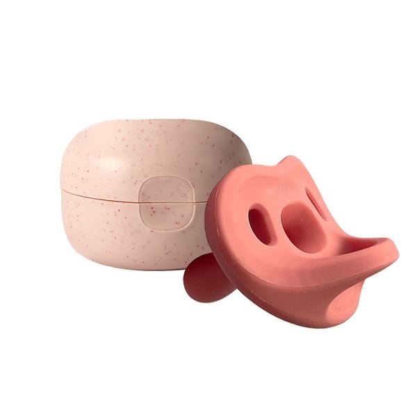 MOYUUM NÚM TI SILICONE CHO BÉ, TẶNG KÈM HỘP ĐỰNG TIỆN LỢI