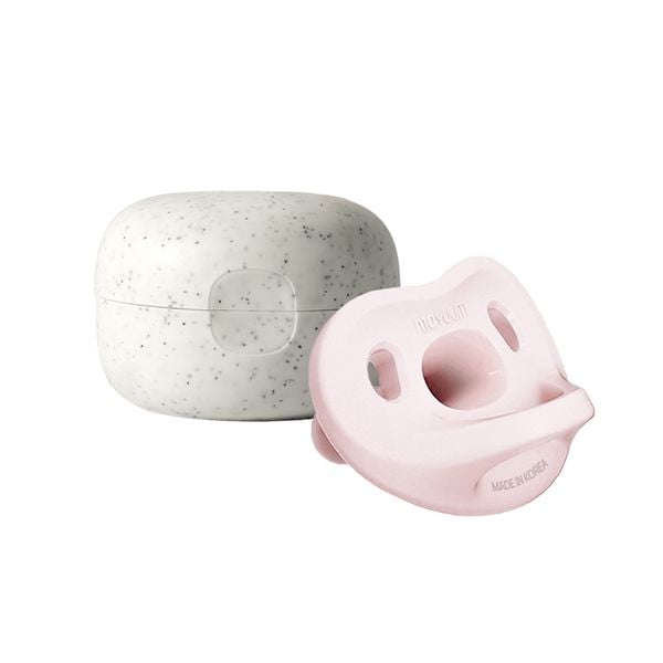 MOYUUM NÚM TI SILICONE CHO BÉ, TẶNG KÈM HỘP ĐỰNG TIỆN LỢI