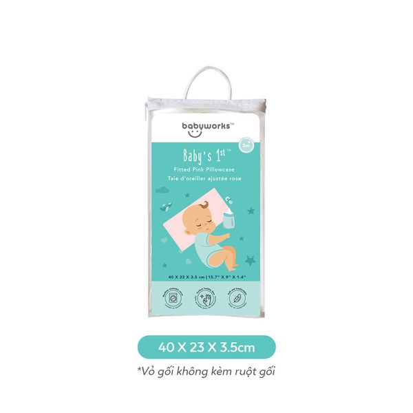 Babyworks Vỏ Gối Ngủ Thoáng Khí Mềm Mại Giúp Bé Ngủ Ngon