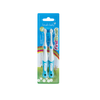 BRUSH-BABY BỘ 2 BÀN CHẢI ĐÁNH RĂNG GIAI ĐOẠN 1 VỚI LÔNG BÀN CHẢI MỀM MẠI DỊU NHẸ CHO BÉ (0 - 18 THÁNG)