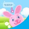 BRUSH-BABY GẶM NƯỚU HÌNH THỎ MÁT XA NƯỚU SILICONE MỀM MẠI CHO BÉ