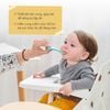 FARLIN Bộ 2 Muỗng Silicone Mềm Mại Cho Bé Tập Ăn Dặm