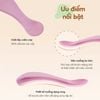 FARLIN Bộ 2 Muỗng Silicone Mềm Mại Cho Bé Tập Ăn Dặm