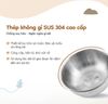 FARLIN BỘ CHÉN INOX CÁCH NHIỆT KÈM MUỖNG SILICONE MỀM MẠI, CÓ ĐẾ HÍT CHỐNG TRƠN VÀ NẮP ĐẬY TIỆN LỢI CHO BÉ