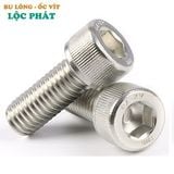 BU LÔNG LỤC GIÁC CHÌM ĐẦU TRỤ INOX 304, 201 DIN 912