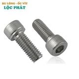 BU LÔNG LỤC GIÁC CHÌM ĐẦU TRỤ INOX 304, 201 DIN 912