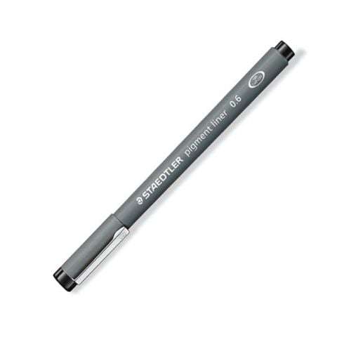 Bút Vẽ Kỹ Thuật Staedtler 308 06 0.6mm Màu Đen (Bút Dạ Kim Số)