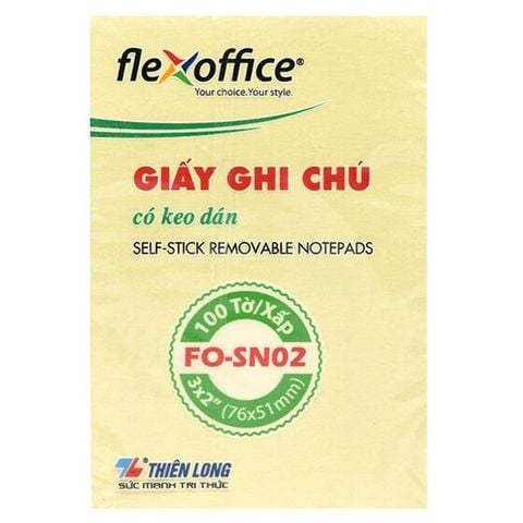 Giấy nhớ Flexoffice 3x2 FO-SN02 (76x51mm)