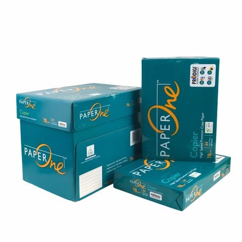 [TẶNG FILE 8 NGĂN] Thùng 5 tập Giấy in A4 Paper One ĐL70gsm