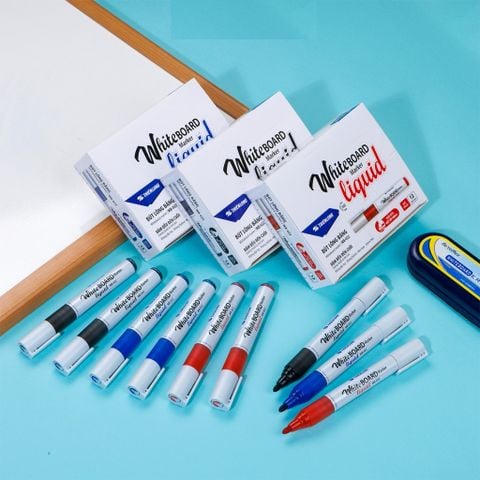 Bút lông bảng Thiên Long WB-022 Whiteboard Marker Liquid đầu 2.5 mm