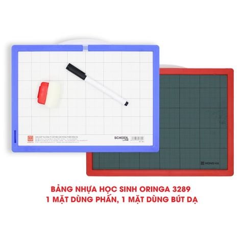 Bảng học sinh Hồng Hà 3289 - Dùng bút dạ và phấn trắng