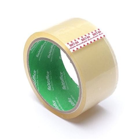 Băng keo trong Flexoffice BKT04/FO - bề rộng 48mm, dài 40 Yard tương đương khoảng 37m