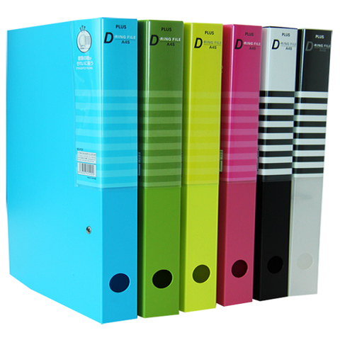File còng Plus D-Ring gáy dày 3.5cm  - Chứa được 280 tờ giấy A4 - 6 màu lựa chọn