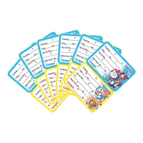 Nhãn vở Campus Doraemon NT-DOR12 (12 nhãn/tập)