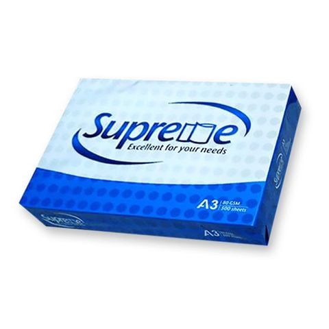 Giấy in A3 Supreme ĐL80gsm