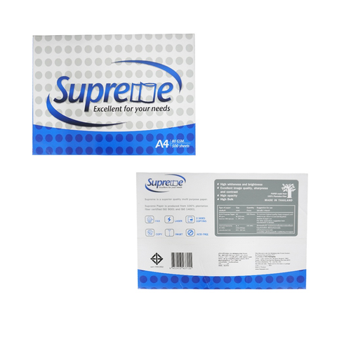 [GIÁ RẺ] Giấy in A4 Supreme ĐL80gsm