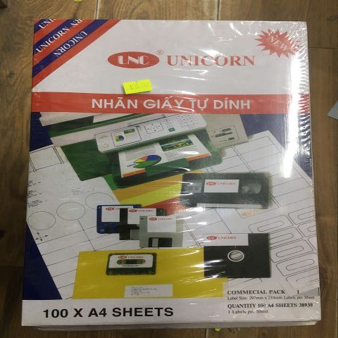 Giấy đề can Unicorn A4 - Tập 100 tờ