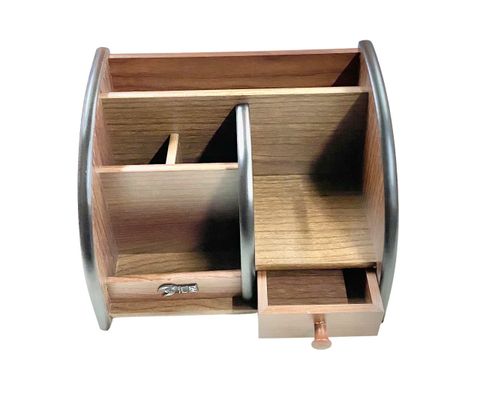 Cắm bút gỗ HX-1018 - Kích thước: 202 x 143 x 148mm