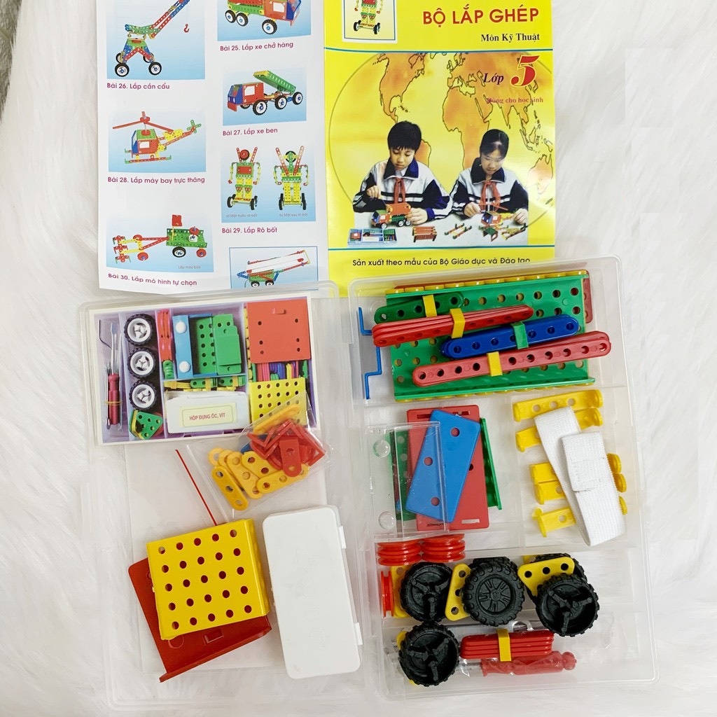 Giáo án Kĩ thuật Lớp 5  Bài Lắp xe ben Tiết 1