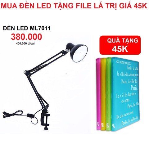 Đèn bàn LED chống cận MILOR ML7011 (Đèn kẹp bàn)