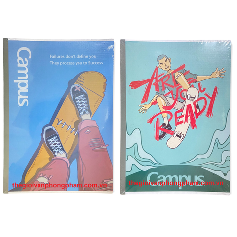 [MẪU MỚI 2022] Vở kẻ ngang Campus MOTIVATION 80 trang - Mua 10 quyển tặng 01 bút bi