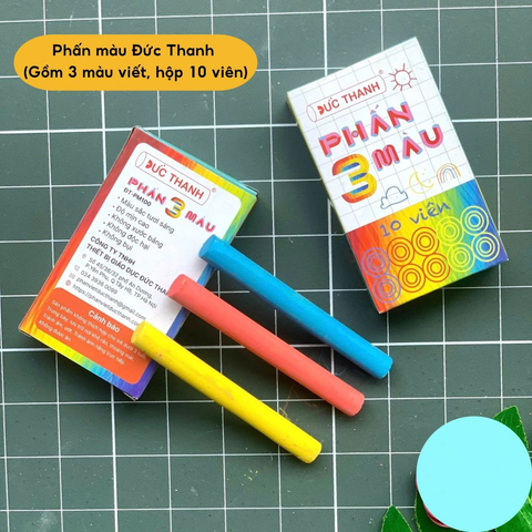 Phấn màu không bụi Đức Thanh (10 viên/hộp)