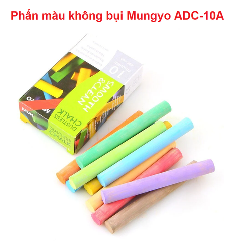 Phấn màu không bụi Mungyo ADC-10A - Xuất xứ indonesia - Hộp 10 viên