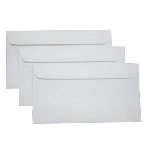 Tập 100 Phong bì trắng A6 - Kích thước 22x12cm - ĐL 120gsm