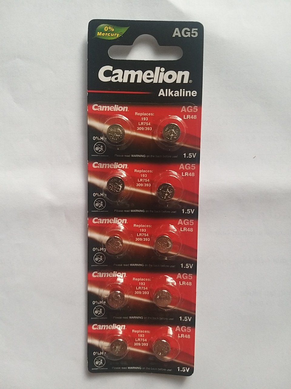 [Chính Hãng] Pin cúc Camelion AG5 LR48