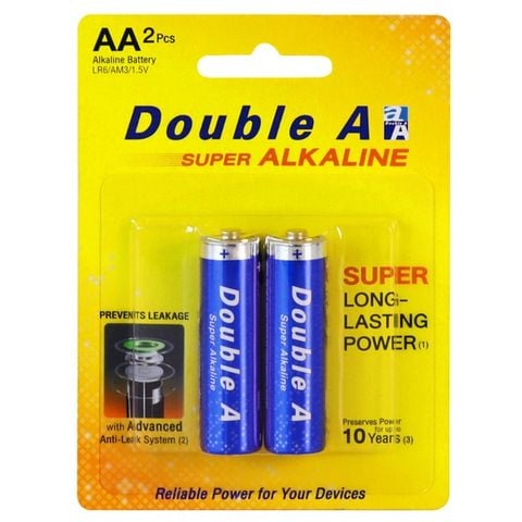 [GIÁ RẺ] Vỉ 2 viên pin AA Double A Super Alkaline