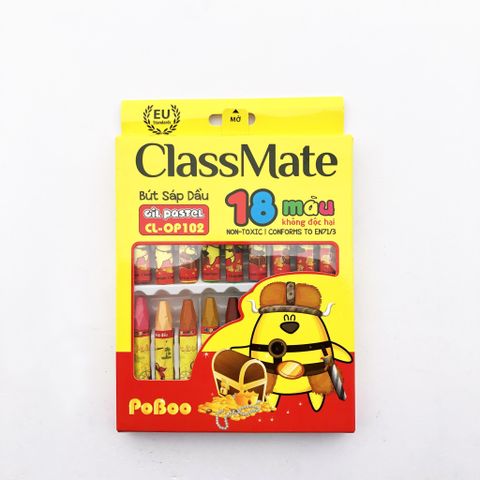 Sáp dầu 18 màu Classmate CL-OP102