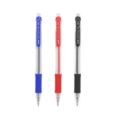 [MUA 12 CÁI TẶNG 1 CÁI] Bút bi Uni Laknock SN-101 Ngòi 0.7mm - Mực xanh (Nhập khẩu bởi Cty Thái Á)
