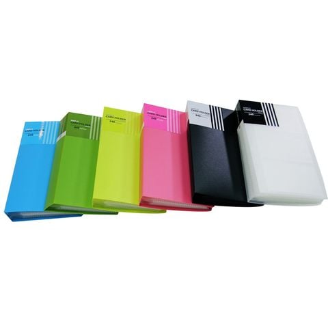 Sổ lưu danh thiếp Plus 120 thiếp cỡ A5 - Name card holder A5-120P
