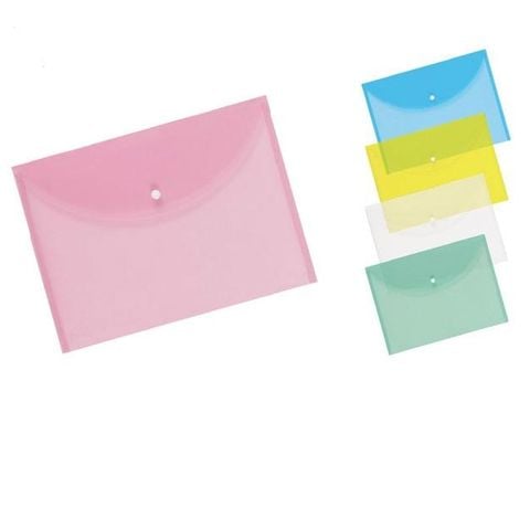 Túi clear bag Plus khổ F CB2636 - Dày 0.15mm (Bìa nút)