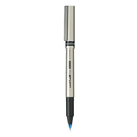 [MUA 12 CÁI TẶNG 1 CÁI] Bút gel Uni-ball Fine Deluxe UB-177 ngòi 0.7mm đậy nắp - Mực xanh (Nhập khẩu bởi Cty Thái Á)