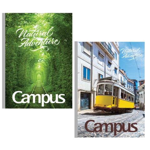 Vở kẻ ngang có chấm Campus Adventure 120 trang - Mua 10 quyển tặng 01 bút bi
