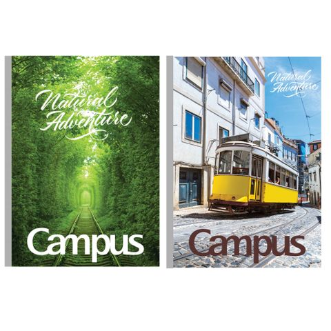 Vở Campus Adventure 120 trang (Dòng kẻ ngang có chấm) - Mua 10 quyển tặng bút bi