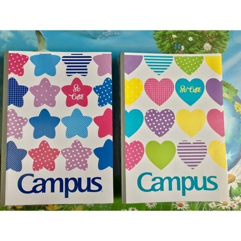 Vở Campus So cute 80 Trang (Kẻ Ngang) - Mua 10 tặng 1 (Mua 1 thùng CK 7-8%)