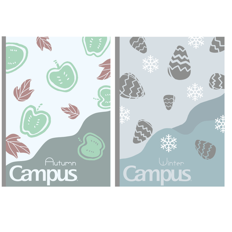 Vở kẻ ngang Campus Four Seasons 2 120 trang - Mua 10 quyển tặng 1 bút bi