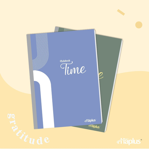 Vở kẻ ngang Haplus 120 trang Time 5518 - Định lượng 60gsm - Mua 10 quyển tặng 01 bút bi