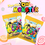 [Thùng 10 dây (120 gói)] Kẹo Dẻo Trái Cây Oh! Monster Chua Ngọt Dẻo Dai [Hàng Thái Lan]