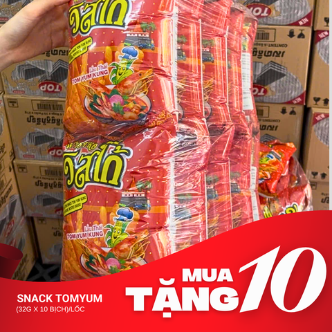  [MUA 10 TẶNG 10] Snack Tomyum Chua Cay Vị Lẩu Thái - Ngày 25/5 
