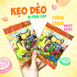 [Thùng 10 dây (120 gói)] Kẹo Dẻo Trái Cây Oh! Monster Chua Ngọt Dẻo Dai [Hàng Thái Lan]