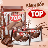[MUA 1 TẶNG 1] Bánh Xốp Nhân Kem Serena TOP - Vani, Dâu, Socola - Date T8/2025