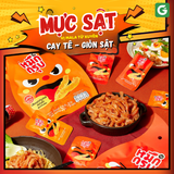 [Combo 2 vị] Mực Sật Thái Lan - Snack Konjac SunSu - Cay tê, Giòn Sật - Bịch 6 gói 50g