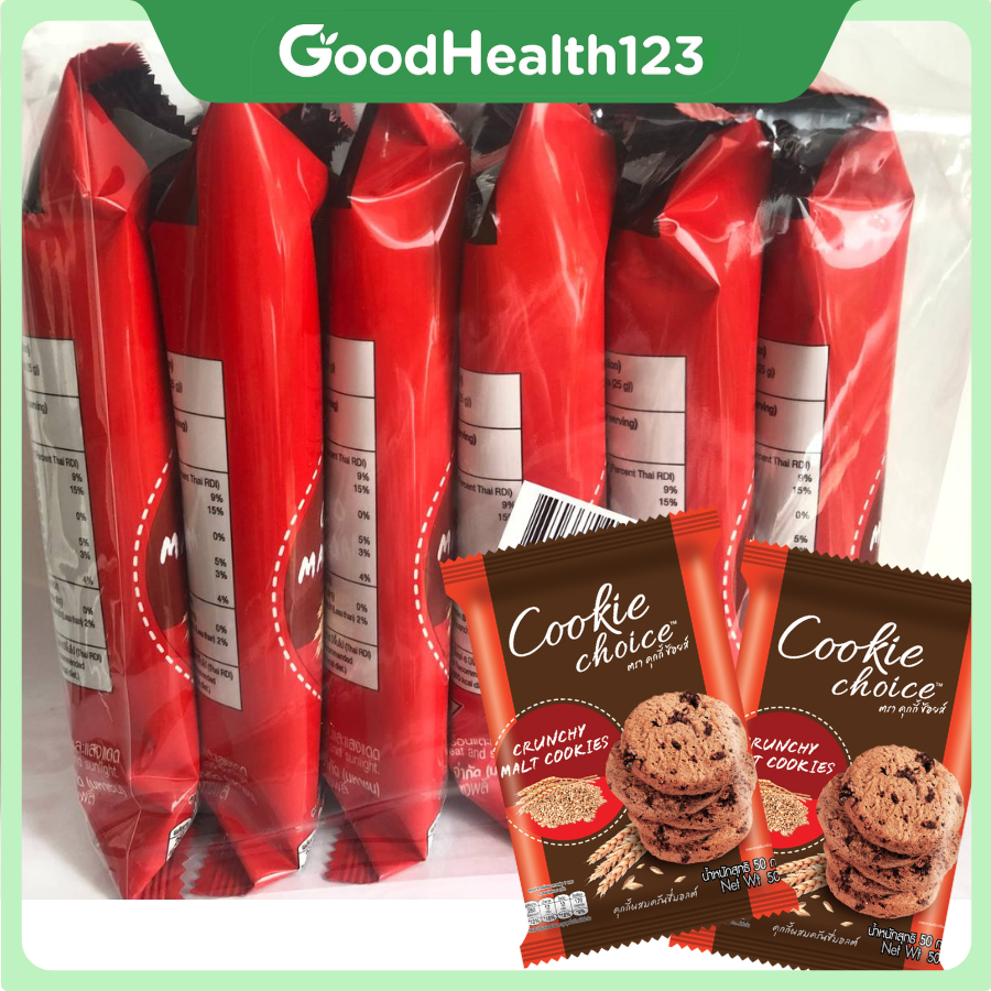 [Lốc 6 Gói] Bánh Quy Bơ Cookie Choice – Giòn Rụm, Thơm Ngon – [Hàng Thái Lan]