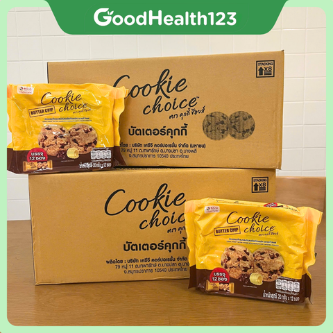  [Thùng 12 Gói] Bánh Quy Bơ Cookie Choice 240g – Thơm Ngon, Giòn Rụm [Hàng Thái Lan] 